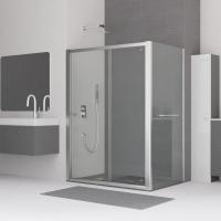 Душевой уголок RGW CL-45 (CL-12 + Z-050-1) прямоугольный  100* 70*185 04094507-011 профиль Хром стекло Прозрачное 4 мм RGW