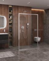 Душевой уголок, прямоугольный,  MOLVENO-AH-12-120/80-C-Cr-IV 1200x800x1950 Cezares