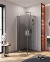 Душевой уголок прямоугольный.     SLIDER-A-2-70/80-GRIGIO-Cr (700-800)x(700-800)x1950 Cezares