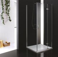 Душевой уголок, квадратный. BERGAMO-W-A-1-90-C-Cr-R  900x900x1950 Cezares