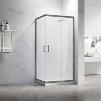 Душевой угол раздвижной RV27GM-12080-01-C8 1200x800x1900 Цвет профиля Оружейная сталь Стекло Прозрачное Veconi