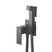 Гигиенический душ со смесителм  SLIDER-DIF-GM оружейная сталь   Cezares