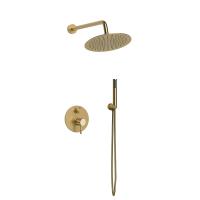 Душевой комплект встраиваемый, двухрежимный   VSFW-1D1BG цвет брашированное золото Vincea