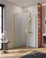 Душевой уголок прямоугольный.     SLIDER-AH-1-100-80/90-C-BORO (800-900)x1000x1950 Cezares