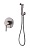 Набор для гигиенического душа, исполнение сатин (Смеситель для гигиенического душа, шланг PVC 150 см, душ гигиенический,  штуцер с держателелем)  ETNA-SET-HGN-IN BelBagno