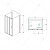 Душевой уголок RGW PA-73 (PA-13 + Z-050-2) прямоугольный  120*100*195 060873120-011 профиль Хром стекло Прозрачное 5 мм RGW
